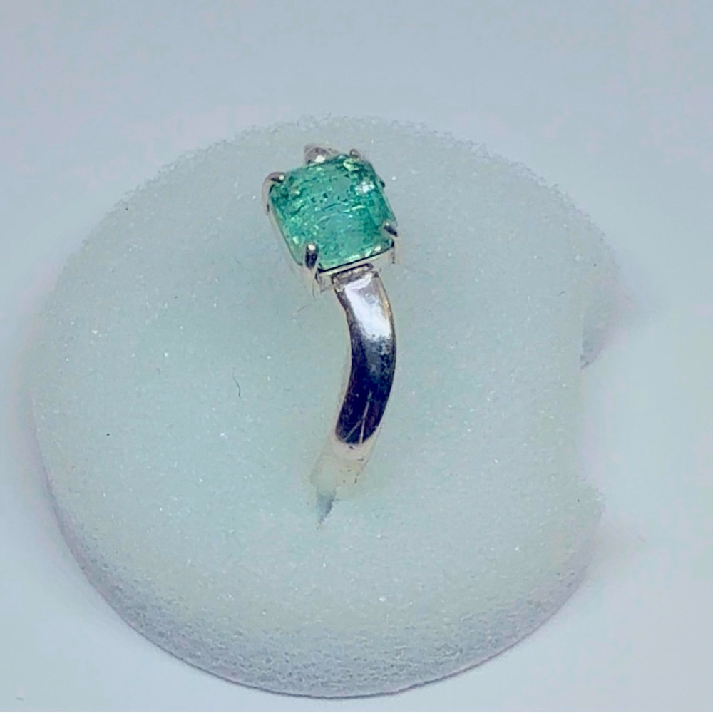 Beautiful Handmade Natural Tourmaline  Gemstone 925 Silver Ring